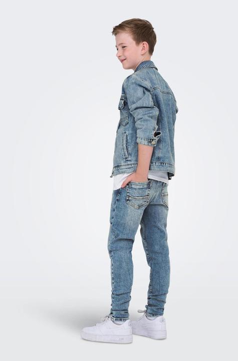 Actual product image Only & Sons Junior OSJYOKE Mid Rise Verjüngt Jeans Slim Fit Jeans (128)