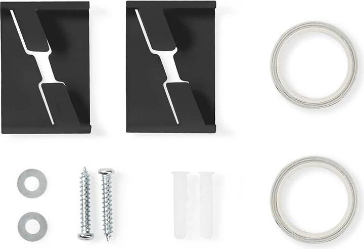 Produktbild Nedis Kabelmanagement | Röhre | 1.10 m | 1 Stück | max. Kabeldicke: 18 mm | ABS / PVC | Schwarz (110 cm)