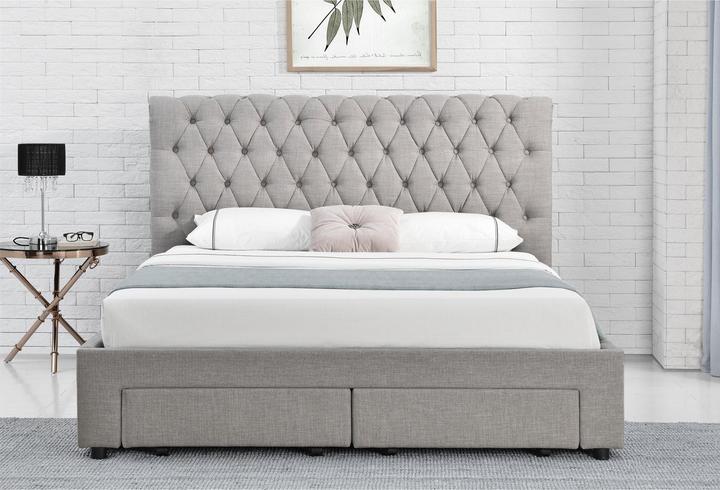 Produktbild HTI-Living Polsterbett mit Knopf-Steppung Claire 140x200 (140 x 200 cm)