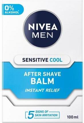 Produktbild NIVEA Men After Shave Balm balsam po golenia Sensitive Cool 100ml (Aftershave Balsam, 100 ml)