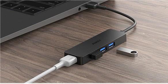 Actual product image Aukey CB-H39 (USB-A, 4 Ports)