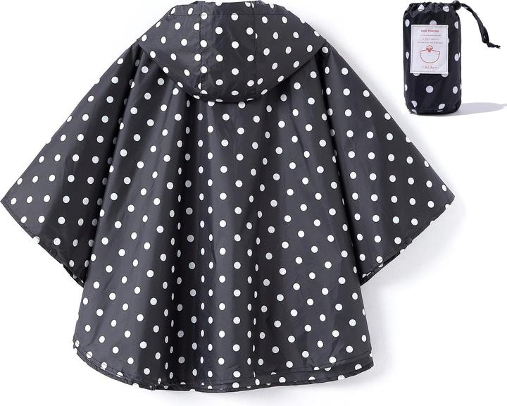 Produktbild Alopini Kinder Regenmantel Regenjacke Regenponcho Regencape (S)