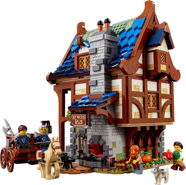 Image du produit LEGO Le forgeron médiéval (21325, LEGO Ideas, LEGO difficiles à trouver)