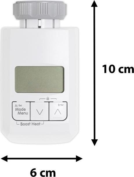 Actual product image Hermex Radiator thermostat Heating controller Room thermostat Temperature controller