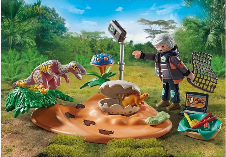 Actual product image Playmobil Stegosaurus nest with egg thief (71526)