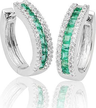Produktbild Breuning OHRSCHMUCK - E.SMARAGD/Brill. 0,36 Ct. H/si (585, - Gold)