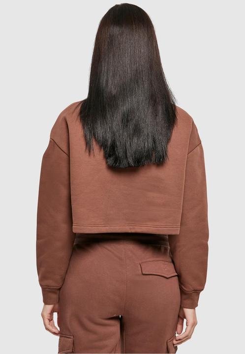 Actual product image Urban Classics Ladies Cropped Oversized Sweat High Neck Crew - 14225 (3XL)