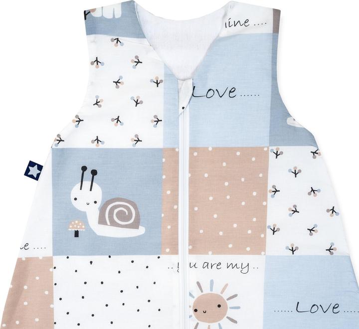 Produktbild Julius Zöllner Schlafsack - Patch Blue (107 cm, 2.5 TOG, Ganzjahr)