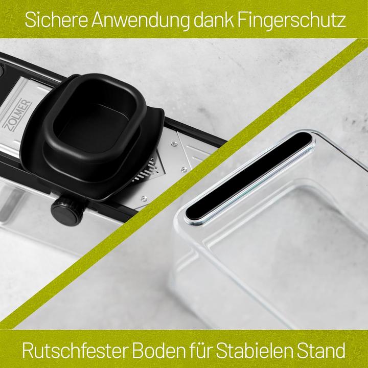 Actual product image Zolmer Gemüsehobel inkl. Fingerschutz und Auffangschale