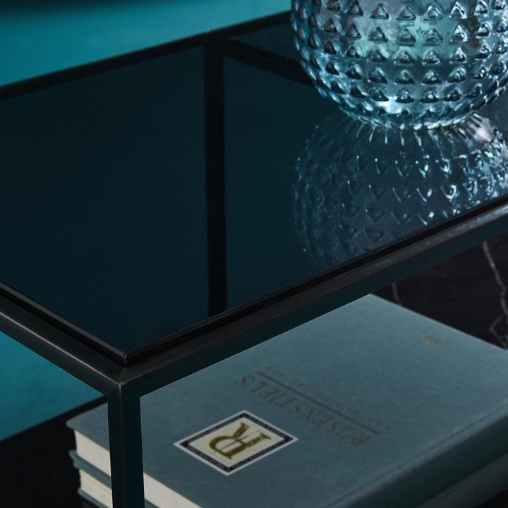 Image du produit Universal Textiles Table basse en verre L 140 cm x H 40 cm - BALTHAZAR (140 x 40 x 30 cm)