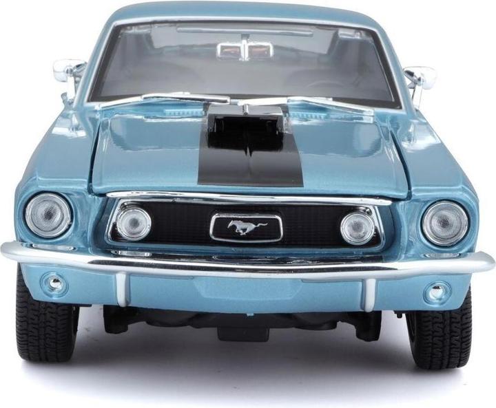 Actual product image Maisto Ford Mustang GT Cobra 1968 blue 1/18