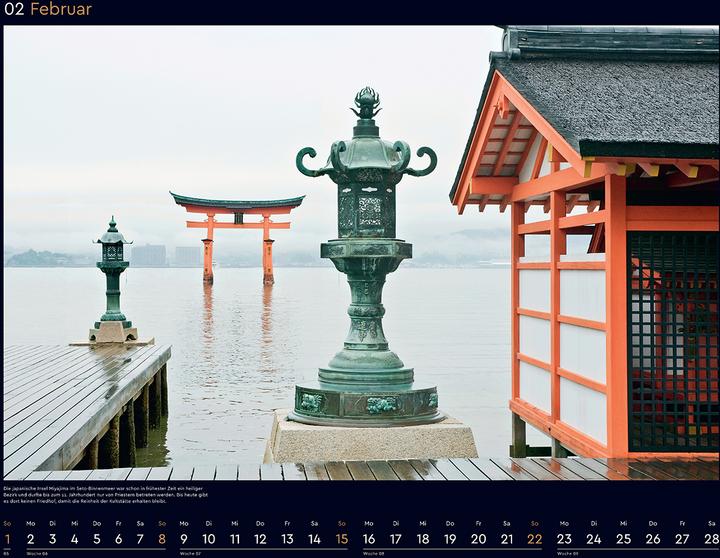 Image du produit Japan - Wandkalender 2026 (60 x 45 cm, Couverture rigide, Allemand)