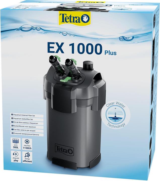 Image du produit Tetramin Kit complet de filtration extérieure EX 1000 Plus (300 l, Filtres externes, Eau de mer)