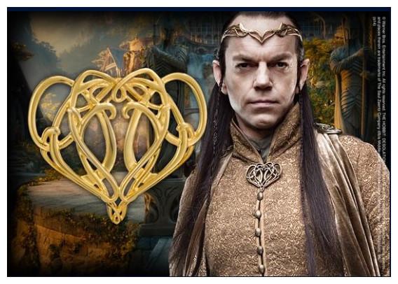Image du produit Noble Collection Le Hobbit Un voyage inattendu Broche d'Eldron (Sterling