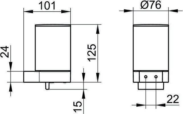 Produktbild Keuco Lotionspender PLAN mit Halter und Pumpe vc
