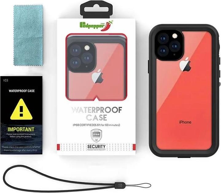 Image du produit Redpepper iPhone 11 - IP68 Dot+ Series Wasserdichtes Outdoor Case mit Magsafe, schwarz (Apple iPhone 11)