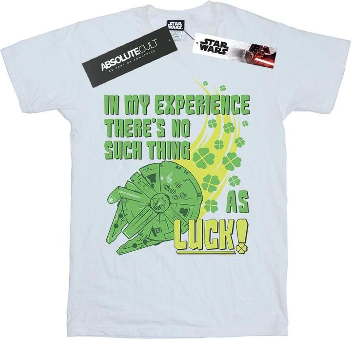 Star Wars Millennium Falcon Shamrock Luck TShirt (L)