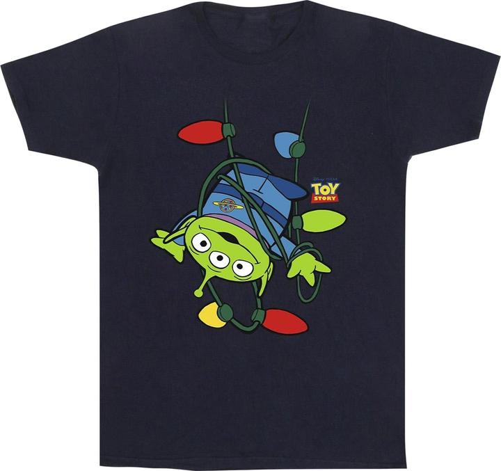 Disney Toy Story Christmas Lights Aliens TShirt (XL)