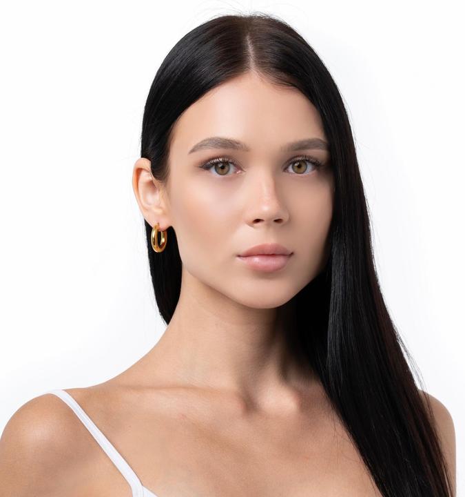 Image du produit Sensora Jewelry Geneva Hoops Boucles d'oreilles (Acier inoxydable)