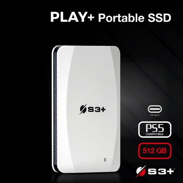 Immagine prodotto S3Plus Technologies S3SSDP512 unità esterna a stato solido 512 GB Bianco (0.51 TB)