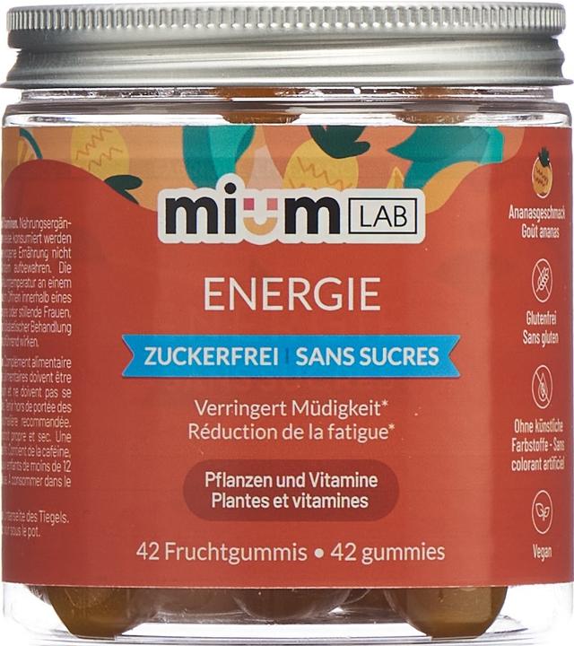 Actual product image Mium Lab Vitamingummis Energie (42 Piece, Gummies, 137 g)