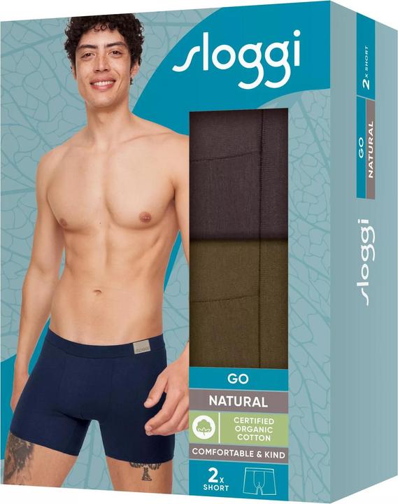 Immagine prodotto Sloggi Go Natural (M, Confezione da 2)