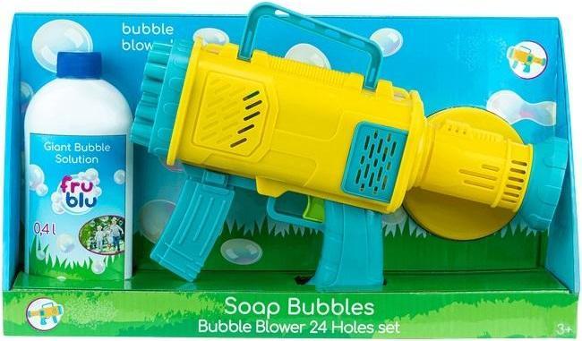 Actual product image Fru Blu Mega Bubble Blaster 24 Holes + Liquid 0.4l 0455