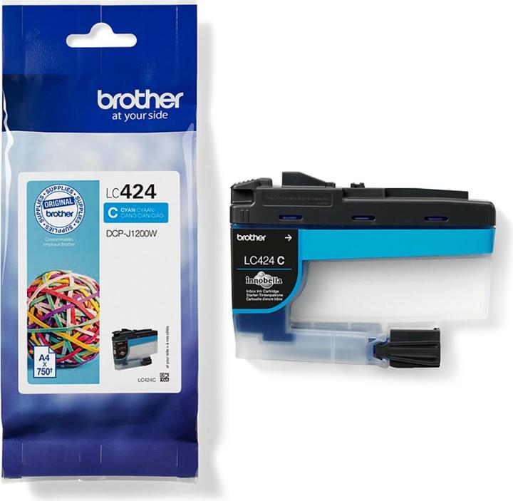 Produktbild Brother LC-424C Tintenpatrone – Cyan (C)
