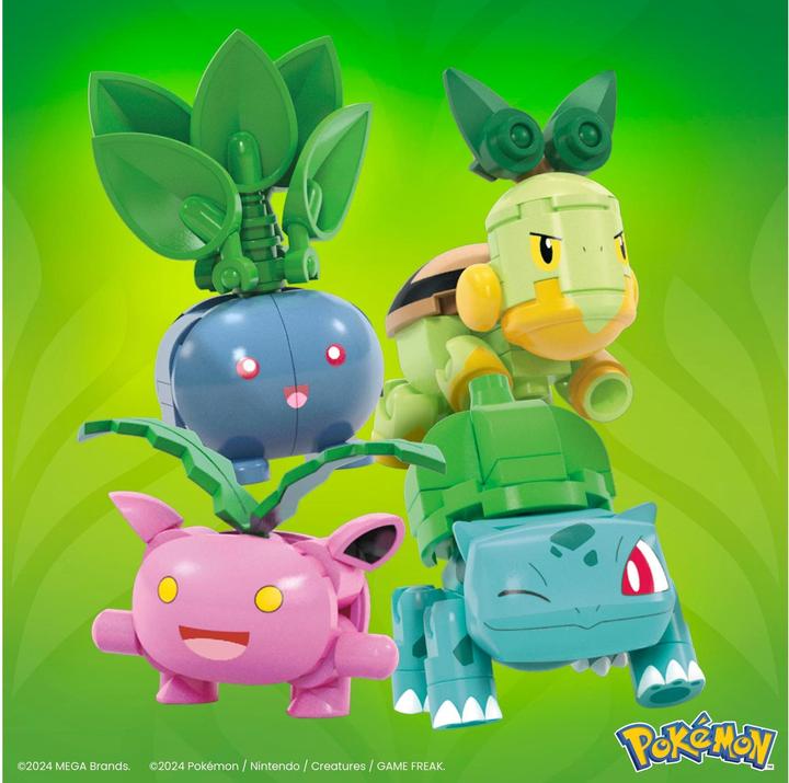 Image du produit MEGA Pokémon 4 types de plantes Set Pokémon