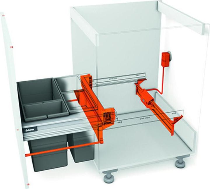 Actual product image Blum SERVO-DRIVE uno for suspended waste solutions