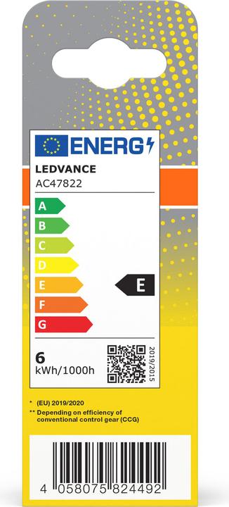 Energy Label Osram Dulux D (G24d, 5.50 W, 640 lm, 1 x, E)