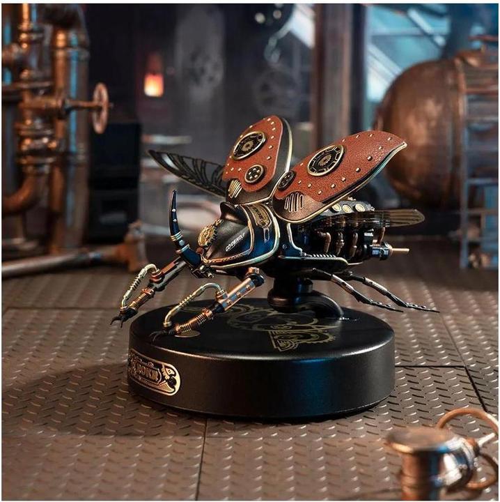 Actual product image Rokr 3D steampunk beetle kit : Rhinoceros beetle