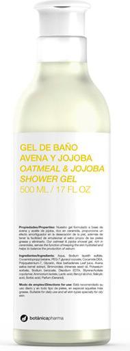 Immagine prodotto Botanicae Expressions BOTANICAPHARMA Gel doccia all'avena e olio di Jajoba żel do kąpieli Płatki Owsiane i Olej Jajoba (500 ml)