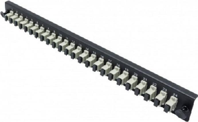 Produktbild Dexlan 19" 1U Fiber Optic Front panel preassembled 24x SC UPC MM Duplex