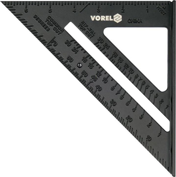 Produktbild Toya Vorel Kątownik Aluminiowy Ze Stopką 250mm (25 cm)