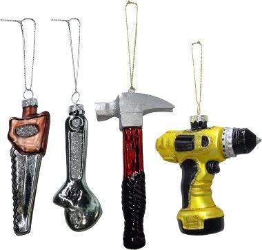 IKO Säge, Maulschlüssel, Hammer, Bohrer (4 -teilig)