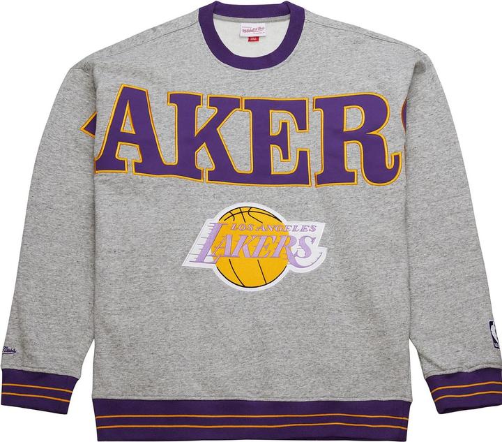 Mitchell & Ness SATIN Fleece Pullover Los Angeles Lakers XL (XL)