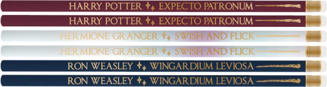 Produktbild Harry Potter: Hogwarts Wands Set of 6 Pencils
