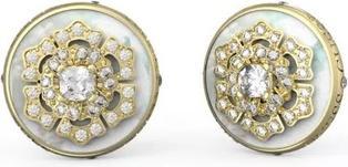 Image du produit Guess - La Fleur Gold Plated Steel Flower Earrings JUBE04551JWYGT/U