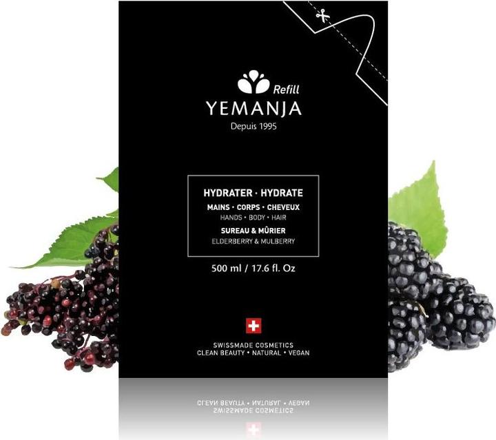 Produktbild Yemanja Hydratisieren Refill Holunder & Brombeere Refill liq (Körpermilch, 500 ml)