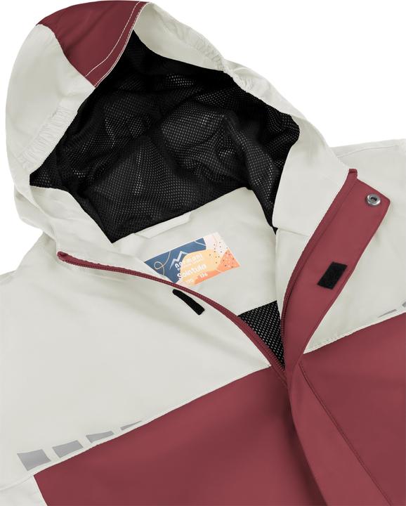 Immagine prodotto Normani Kinder Regenjacke „Sointula“ Rot/Weiss (98, 102, 104)
