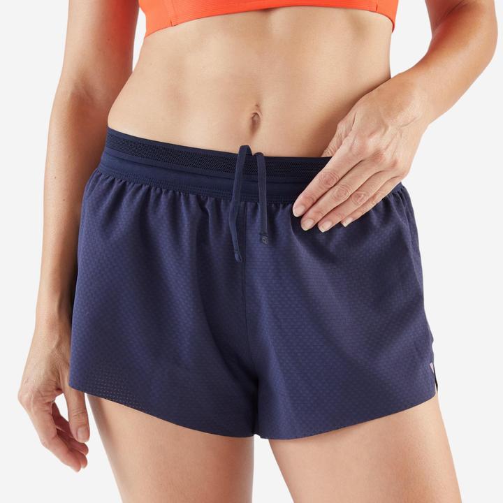 Produktbild Kiprun Women's Lightweight Running & Trail Shorts - Run 900 Light - Navy blue (XL)