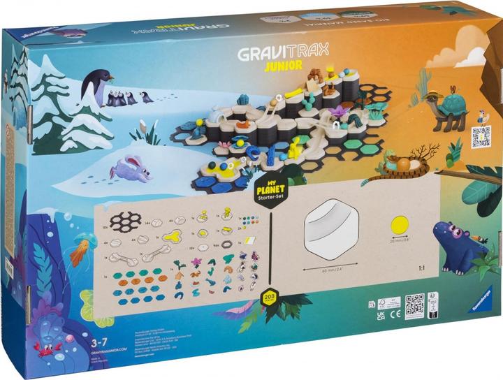 Actual product image Ravensburger GraviTrax Junior Starter Set XXL Planet