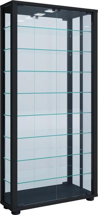 Produktbild VCM Sammel Wandvitrine Holz Glas Vitrosa Mini Spiegel (59 x 18 x 90 cm)