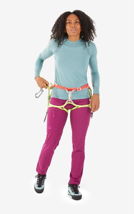 Actual product image Simond Women's Long Sleeve Seamless Wool T-Shirt - ALPINISM (L)