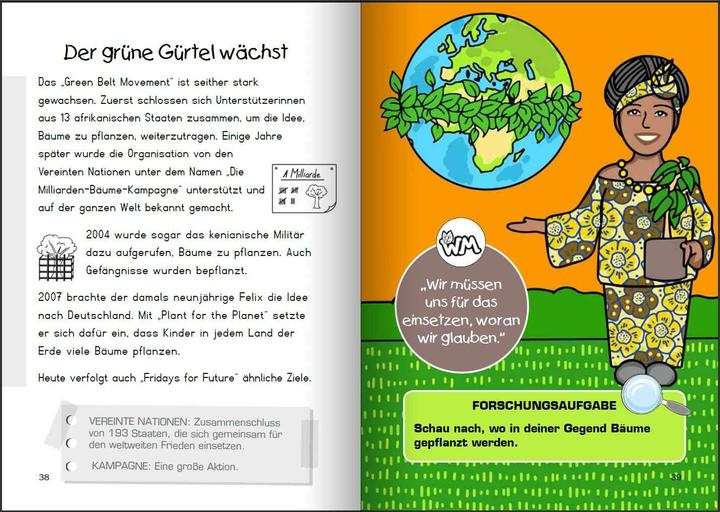 Produktbild Wangari Maathai - Die Mutter der Bäume (Deutsch, Julia Christof, Heike Wolter, Bettina Springer-Ferazin, 2022)