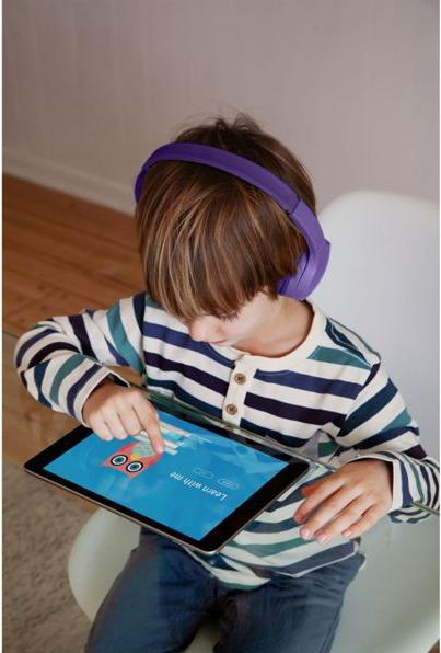 Produktbild Belkin Soundform Mini BT On-Ear Kinderk. USB-C lila AUD002hqPUV3