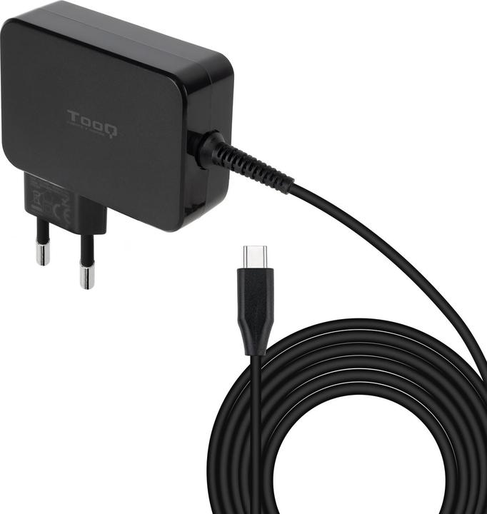 Tooq Technology Cargador Portatil Gan USB-C Pd 90w Negro (90 W)