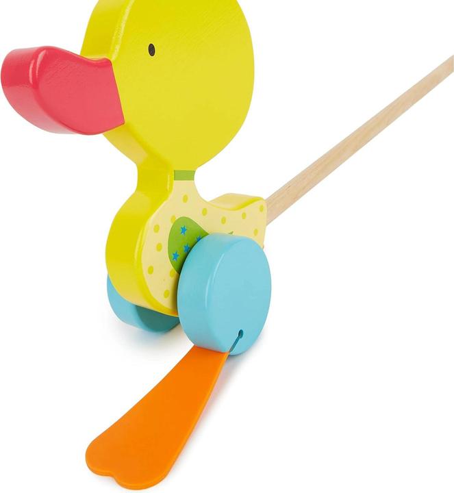 Produktbild Bieco Schiebespielzeug Watschelente, gelb