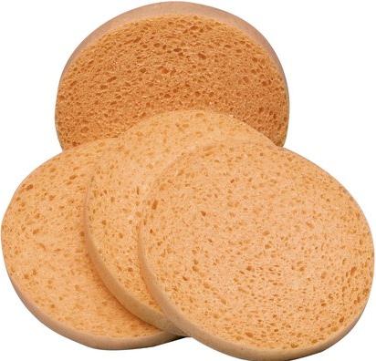 NEE Kosmetik-Abschminkschwamm rund ø 80 mm 20 Stk apricot